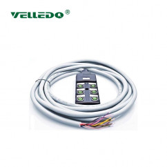 Распределительная коробка VELLEDQ M12-A3-6K5P-5.0TL/GY